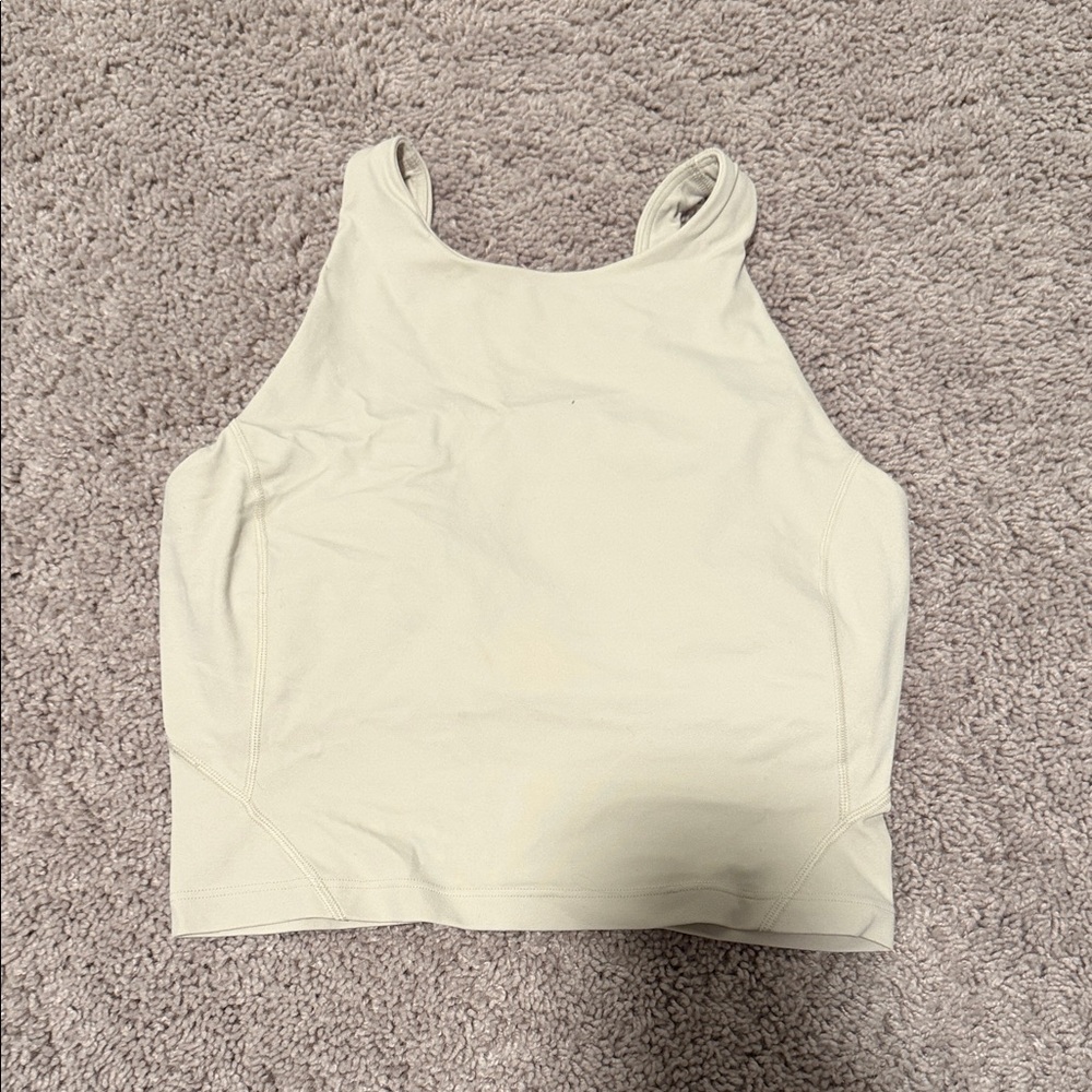 Lululemon align high neck tank(bone)